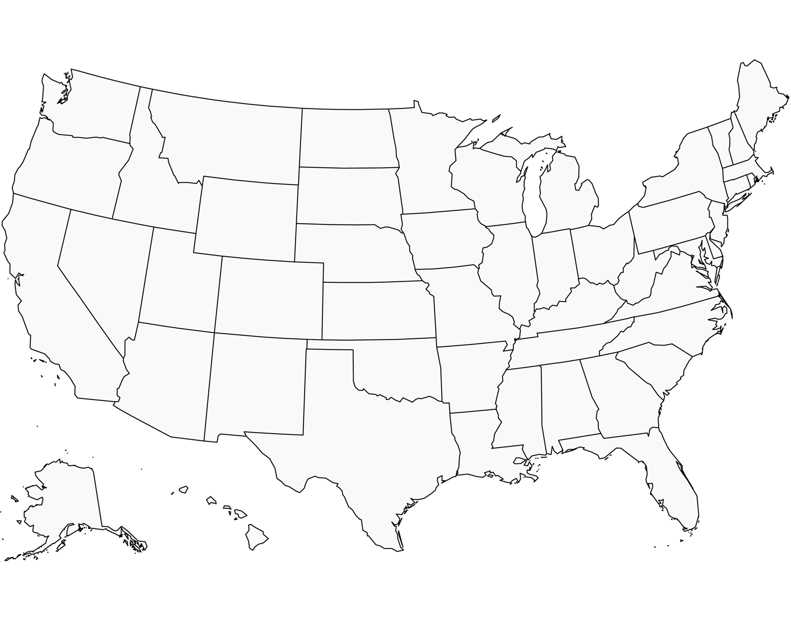 USA Map with LOTUS data site locations